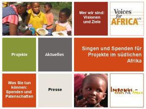 Voices for Africa